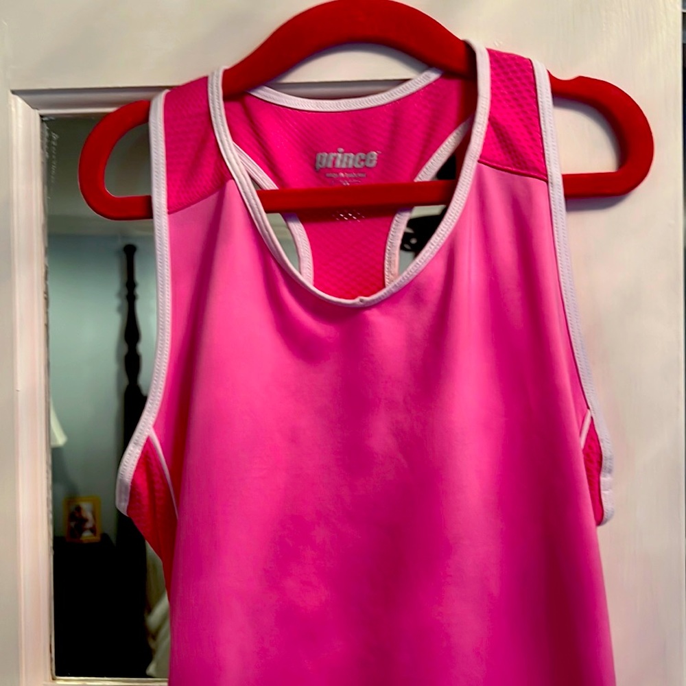 Girls pink tennis top